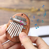 Image of 8 Keys Mini Kalimba Thumb Piano Finger Portable Wood Musical Toy Gift For Kids 8 Key Mini Kalimba Thumb Piano With Lanyard Finger Piano Portable Marimba Musical Pendant Gift Shopping