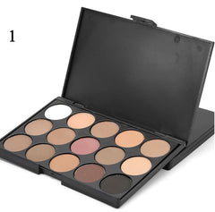 15 color eyeshadow earth color eye shadow smoky eyeshadow E15 multi color makeup plate beauty tools Shopping111