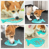 Image of Silicone Lick Mat For Pet Dogs Slow Food Plate Rice Bowl For Small Medium Dog Anti Gulping Choking Feeder Puppy Treat Dispenser Shopping