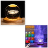 Image of LED Water Ripple Ambient Night Light USB Rotating Projection Crystal Table Lamp RGB Dimmable Home Decoration 16 Color Gifts Shopping