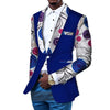 Image of African Men's Casual Printed Cotton Suit Shopping