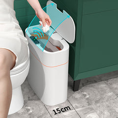 Smart Trash Can With Lid For Bedroom And Living Room Kitchen Storage Box Trash Can Induction Small Car Box Automatic Smart Dustbin Smart Trash Bin Shopping