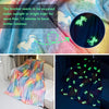 Image of Glow In The Dark Throw Blanket, Blanket For Girls, Luminous Kids Blanket, Soft Blankets For 3,4,5,6,7,8,9,10 Year Old Girl Birthday Christmas Thanksgiving Gifts Shopping