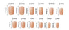 Image of Sweet Style Jelly Powder Gradient Nail Stickers Shopping