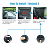 Image of 2X Retractable Roller Auto Sunshade Sun Shade Cover Car Side Window Visor Shield Shopping