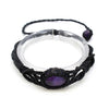 Image of Natural Crystal Dan-shaped Handmade DIY Woven Bracelet Ethnic Style Adjustable Bracelet Shopping