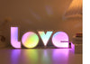 Image of Valentines Day Decor LED LOVE Light Valentines Day Gift For Girlfriend Bithday Wedding Party Decoration Romantic Wedding Decor Shopping