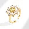 Image of Sunflower Ring Fashion All-match Opening Shopping