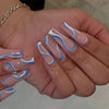 Image of Wearing Nails Finished Soft Nails False Nails Shopping111