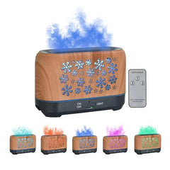 Christmas Snowflake Pattern Humidifier Household Colorful Aromatherapy Humidifier Atmosphere Colorful Diffuser Shopping