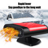 Image of 1000W Car Heater 12V Portable Electric Heating Fan Defogger Defroster Demister Shopping