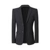 Image of Fashionable Men's Plus Size Striped Suit Shopping