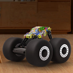 Remote Control Stunt Truck Sponge Tire Kids Room Off Road Vehicle Toy