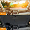 Image of Foldable Car Front Rear Window Windshield Sun Shade Shield Cover Visor UV Block Shopping