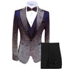 Image of Sequin Men's Suit Three Piece Set Shopping