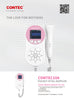 Image of Pocket Fetal Doppler Digits Curve Display Pregnancy Baby Heart Rate Monitor,3Mhz Pink Shopping