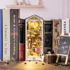 Image of Robotime Rolife Book Nooks Series Stories In Books 4 Kinds DIY Wooden Miniature House Furniture Sakura Densya TGB01 Dropshipping Shopping