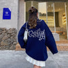 Image of Women's Retro Fashion Cardigan Sweater Jacket Shopping