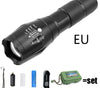 Image of Strong Light Flashlight Special Forces Rechargeable Home Self-Defense Waterproof Riding Mini Camping Premium Super Bright Flashlight Shopping