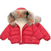 Image of 1 year old baby girl's hand-stuffed cotton coat Shopping