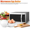 Image of Microwave Egg Steamer Boiler Cooker Easy Quick 5 Minutes Hard Or Soft Boiled Kitchen Cooking Tools Shopping