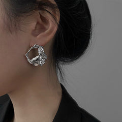 Image of Fashion High Sense Irregular Earrings Women