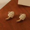 Image of Retro Mushroom Stud Earrings Niche Design Shopping