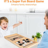 Image of Fast Sling Puck Game,Wooden Hockey Game,Super Foosball Table,Desktop Battle Parent-Child Interaction Winner Slingshot Game,Adults And Kids Family Game Toys Shopping