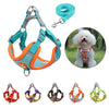 Image of New Dog Leash And Harness Set Pet Dog Harness And Leash Set Adjustable Puppy Cat Harness Vest Reflective Walking No Pull Lead Leash For Small Dogs Chihuahua Shopping