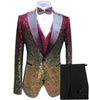 Image of Sequin Men's Suit Three Piece Set Shopping