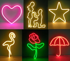 Led neon lights hanging wall decorative lights opening neon lights Shopping