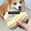 Image of Funny Pet Dog Squeaky Toys For Small Middle Dogs Bite Resistant Puppy Cat Dogs Toys Pets Rubber Peanut Clean Tooth Chew Toy Shopping