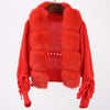 Image of New Autumn Sweater Fox Fur Fur Cardigan Coat For Women Shopping