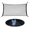 Image of Trunk CARGO NET Car Nylon Elastic Mesh Organizer Truck SUV Universal 4 Hook Rear Shopping