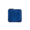 Image of Solid Color Short Cowhide Hand-rub Color Wallet Shopping