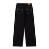 Image of Flame Embroidery Casual Jeans Men Shopping