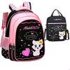 Image of Kids School Cute Cat Print Backpack Shopping