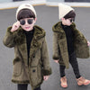 Image of Fashion Boys' Suede Padded Trench Coat Shopping