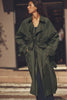 Image of Women's Loose Long Trench Coat And Overcoat With Strap Shopping