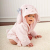 Image of Cartoon Cute Animal Modeling Baby Bath Towels Baby Bathrobes Cotton Children's Bathrobes Baby Hooded Shopping