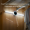 Image of Smart Cabinet Light Clock Timing Sensor Light Removable LED Wardrobe Light Manual Sweep Switch Light Shopping