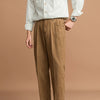 Image of Light Cooked Retro Versatile Cropped Casual Pants Shopping