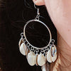 Image of Bohemian Shell Pendant Earrings Female Shopping