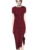 Image of Slim-fit Sheath Cheongsam Formal Dress Split Office Ladies' Dress Shopping