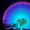 Image of Rechargeable Rainbow Projection Lamp Sunset Lamp Projection Atmosphere Sunset Lamp Shopping