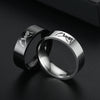 Image of Titanium Steel Couple Simple Niche Couple Couple Ring Shopping