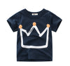 Image of Children's Wear Summer New Korean Children's Boys Cotton T-shirt Men's Treasure In Children's Short Sleeves Shopping