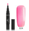 Image of 3 In 1 Gel Nail Varnish Pen Glitter One Step Nail Art Gel Polish Hybrid Shopping111