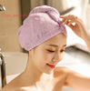 Image of Women's Hair Dryer Cap, Absorbent Dry Hair Towel Shopping