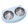 Image of Dog Bowls Double Dog Water And Food Bowls Stainless Steel Bowls With Non-Slip Resin Station, Pet Feeder Bowls For Puppy Medium Dogs Cats Shopping